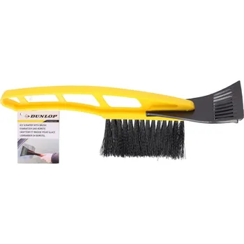 Autoškrabka ŠKRABKA NA LED ŠTĚTEC 2V1 31CM DUNLOP ŽLUTÁ