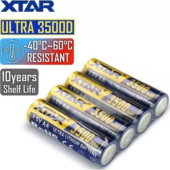 Článková baterie Baterie Xtar ULTRA 3500D AA 1.5V 3500mAh Lithium 4ks