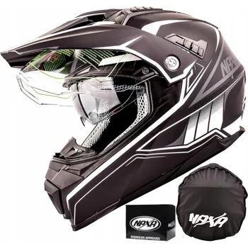 Helma na motorku NAXA CO3/J MOTOCYKLOVÁ PŘILBA CROSS QUAD ATV vel. M