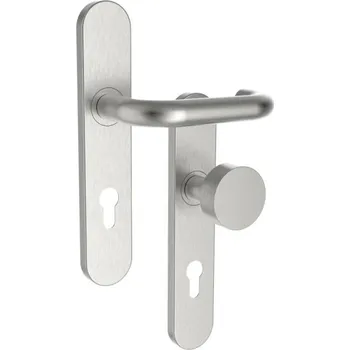 Dveřní kování PERUN Dveřní kování klika-madlo 38-52 mm stříbrná