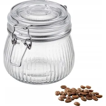 Dóza na potraviny ZAVAŘOVACÍ SKLENICE SKLENĚNÁ NÁDOBA LINO GALICJA 500ml 37758