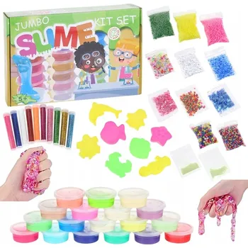 Modelovací hmota Slime sada na výrobu slizu Modelovací Hmoty Příslušenství XL