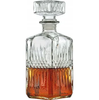 Skleněná karafa na likéry, whisky, víno s korkem Tadar Red 0,85 l
