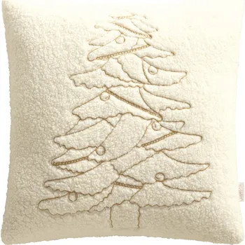 Polštář ROOM99 Vánoční Polštář Magical 45x45 Stromeček Boucle DÁREK K Vánocům