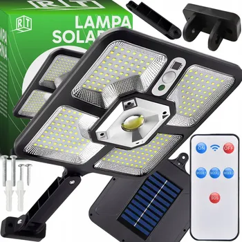 Venkovní osvětlení Pouliční lampa RETOO 20 W 1000 lm solární napájení