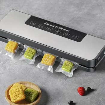 Vakuovačka Automatická vakuová balička / svářečka fólií pro balení potravin do sáčků, šedá