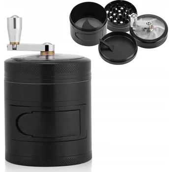 Kuchyňský mlýnek RUČNÍ MLÝNEK NA KÁVU, PEPŘ, SŮL, KOŘENÍ A BYLINKY, SILNÝ ČERNÝ