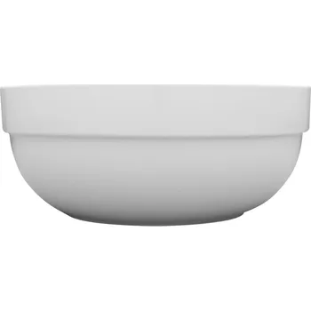 LUBIANA RITA Salátová Mísa Bílá Porcelánová Miska na Salát/Předkrmy, Kulatá, 17 cm