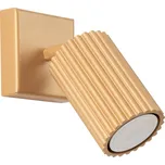 Bodové svítidlo Karbon, 1x zlaté kovové stínítko, (možnost polohování)