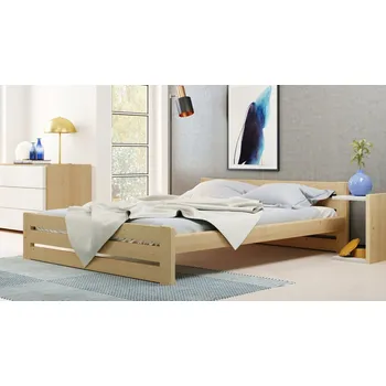 Postel Postel Marek 180x200 cm masiv smrk 3,5 cm + rošt ZDARMA