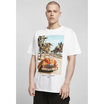 Pánské tričko Havana Vibe Oversize Tee - white XS