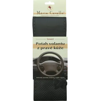 Potah na volant Potah volantu omotávací z pravé kůže A černý PERFO