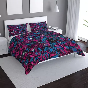 Povlečení Sablio Povlečení Kreslené obrázky - 140x220 / 90x70