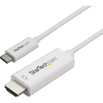 Kabel do PC StarTech kabel USB-C na HDMI bílá (CDP2HD1MWNL)