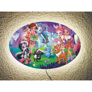 Nástěnné svítidlo Nástěnné světlo ENCHANTIMALS s dálkovým ovládáním