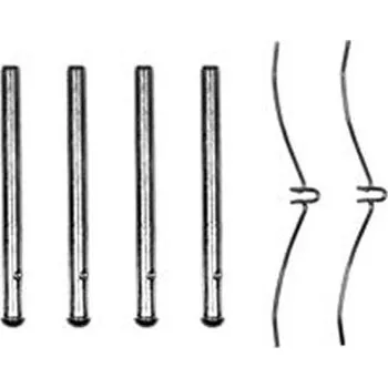 Přislušenství brzdového systému Sada příslušenství, obložení kotoučové brzdy LUCAS PFK219