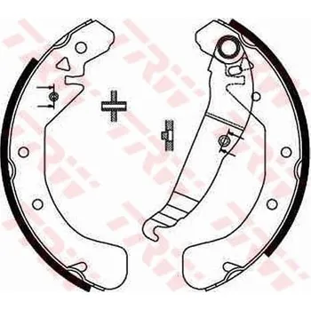 Autodíl Sada brzdových čelistí LUCAS GS8637