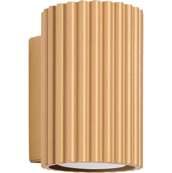 Nástěnné svítidlo Nástěnné svítidlo Karbon, 1x zlaté kovové stínítko, (10 cm)