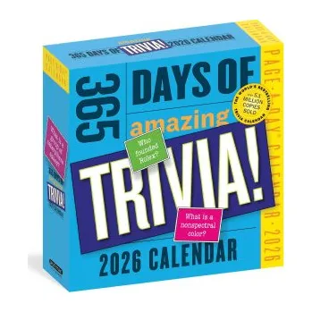 Kalendář CAL 26 365 DAYS OF AMAZING TRIVIA (BOX)(Kalendář)