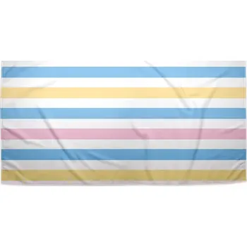 Sablio Ručník Barevné pruhy - 30x50 cm