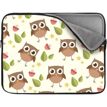 pouzdro na notebook Sablio Obal na notebook Sovy - 17"