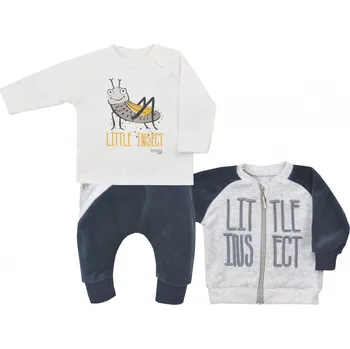 Kojenecká souprava Kojenecký komplet 3- dílný melír