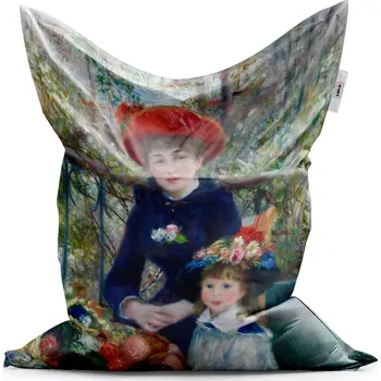 Sedací pytel Sablio Sedací vak Dvě sestry (Na Terase) - Pierre-Auguste Renoir - 150x100 cm