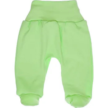 Dupačky Kojenecké bavlněné polodupačky - zelené - 56