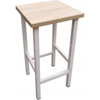 Taburet Taburet Loft 58 - bílá