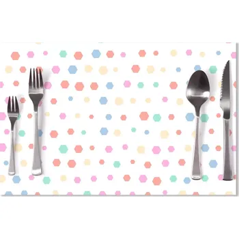 prostírání Sablio Prostírání Různě barevné puntíky: 40x30cm