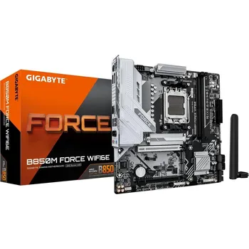 Základní deska GIGABYTE MB Sc AM5 B850M FORCE WIFI6E, AMD B850, 2xDDR5, WIFI, 1xDP, 1xHDMI, mATX