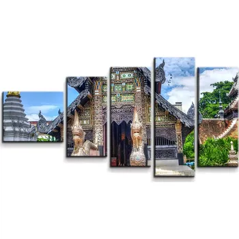 Obraz Sablio Obraz - 5-dílný Chrám - 100x60 cm