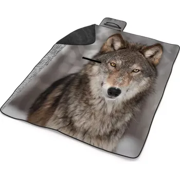 deka Sablio Plážová deka Vlk 2: 200x140 cm