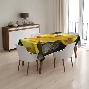 ubrus Sablio Ubrus Žluté orchideje - 90x90 cm