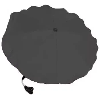 Slunečník na kočárek grafitový s univerzálním držákem