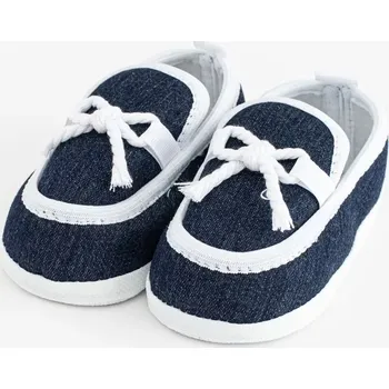 Capáčky kojenecké mokasíny capačky new baby tmavě modré 12–18 měsíců