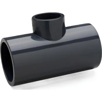 T-kus 90° redukovaný tlakový PVC-U Plimat, d75 x 63 x 75 mm, lepení x lepení x lepení