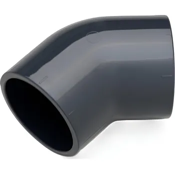 Kanalizační potrubí Koleno 45° tlakové PVC-U Plimat, d315 x 315 mm, lepení x lepení