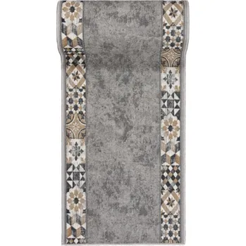 Koberec Protiskluzový běhoun MURCIA 94 MARBLE šedá 60x150 cm
