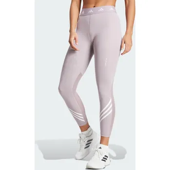 Dámské legíny ADIDAS Legíny Techfit 3-Stripes XS FIALOVÁ |RŮŽOVÁ