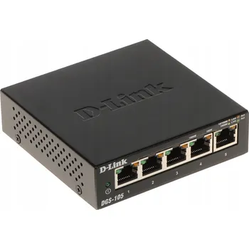 Switch Switch D-Link DGS-105/E, 5 portů, 1 Gbit/s