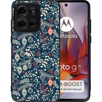 Vánoční dekorace VSECHNONAMOBIL 126179 MY ART Kryt s vánočním designem Motorola Moto G75 5G MISTLETOE (070)