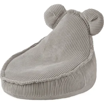 dětské křeslo PLUSH NEST Dětské křesílko Huggy Bear Manšestr 68 × 45 cm béžové