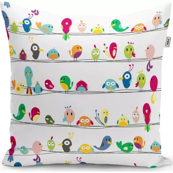 Polštář Sablio Polštář Ptáčci - 40x40 cm