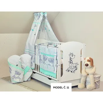 Dětská postýlka Postýlka s kompletní výbavou classic model - 11