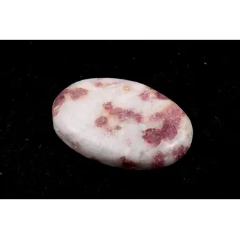 Přírodní kámen Kabošon Růžový Turmalín č.7380 (32x21x7mm)