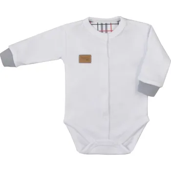Kojenecké oblečení Kojenecké bavlněné body Jack bílé