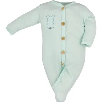 Kojenecký overal žebrovaný zelený