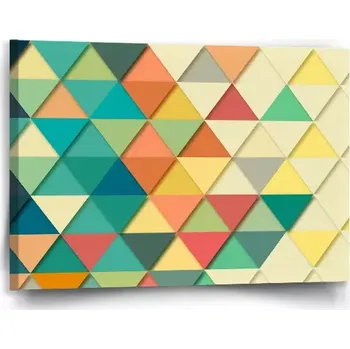 Obraz Sablio Obraz Trojúhelníky - 90x60 cm