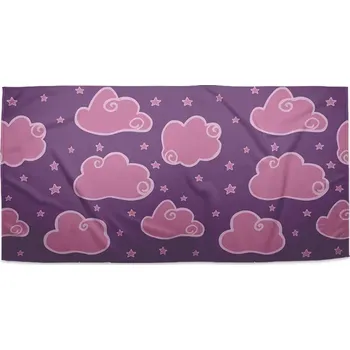 Sablio Ručník Růžové obláčky - 30x50 cm
